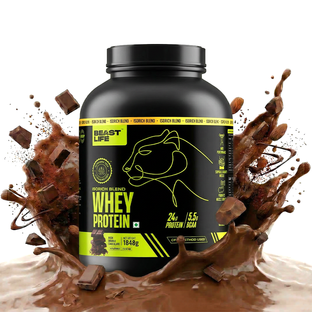 Combo pack | Creatine Nano 400 | Unflavoured | 250 g + Isorich blend whey protein | Rich Double chocolate | 1.848 kg