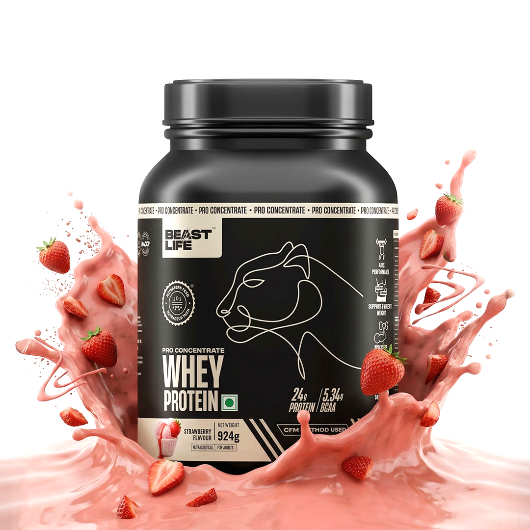 Pro Concentrate Whey Protein with Ultrasorb Tech | Strawberry | 924 g