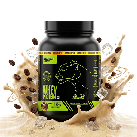 Isorich Blend Whey Protein with Ultrasorb Tech | Coffee | 924 g