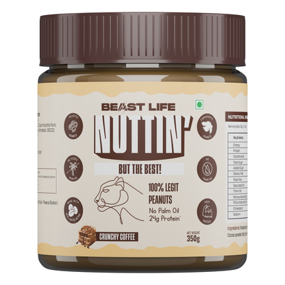 Beastlife Peanut Butter Crunchy Coffee 350g
