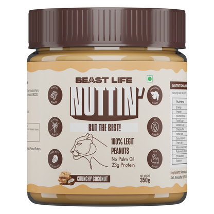 Beastlife Peanut Butter Crunchy Coconut 350g