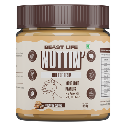 Beastlife Peanut Butter Crunchy Coconut 350g