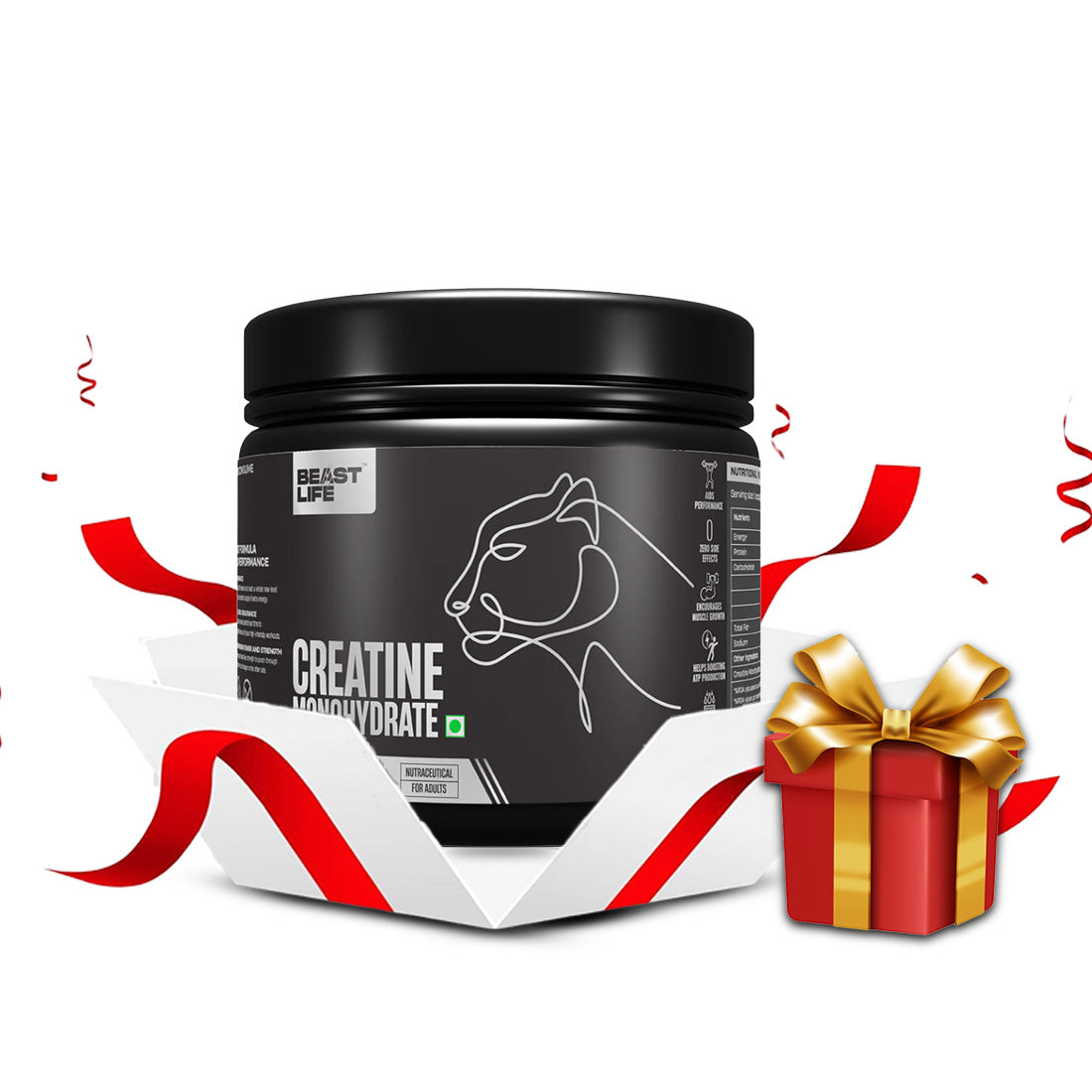 Free Creatine (100G) + High Protein Bar (single)