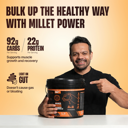 Anabolic Mass Gainer with Ultrasorb Tech | No Maltodextrin | Belgian Chocolate | 5 kg