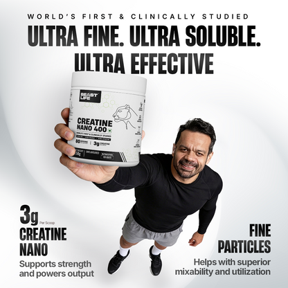Combo pack | Creatine Nano 400 | Unflavoured | 250 g + Performance Protein | Chocolate | 2 kg