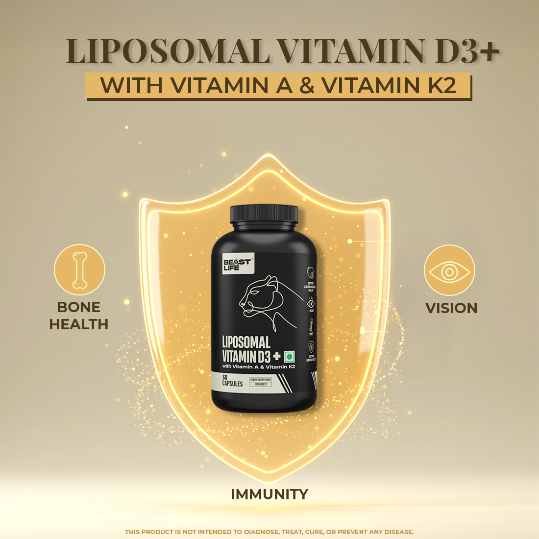 LIPOSOMAL VITAMIN D3 CAPSULES 60N