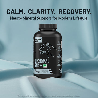 Liposomal ZMA+ | Zinc, Magnesium Complex with Vitamin B6 60N