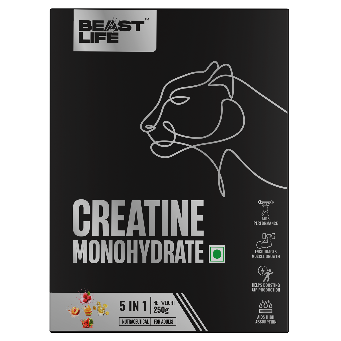 Creatine Monohydrate Assorted Pack of 5