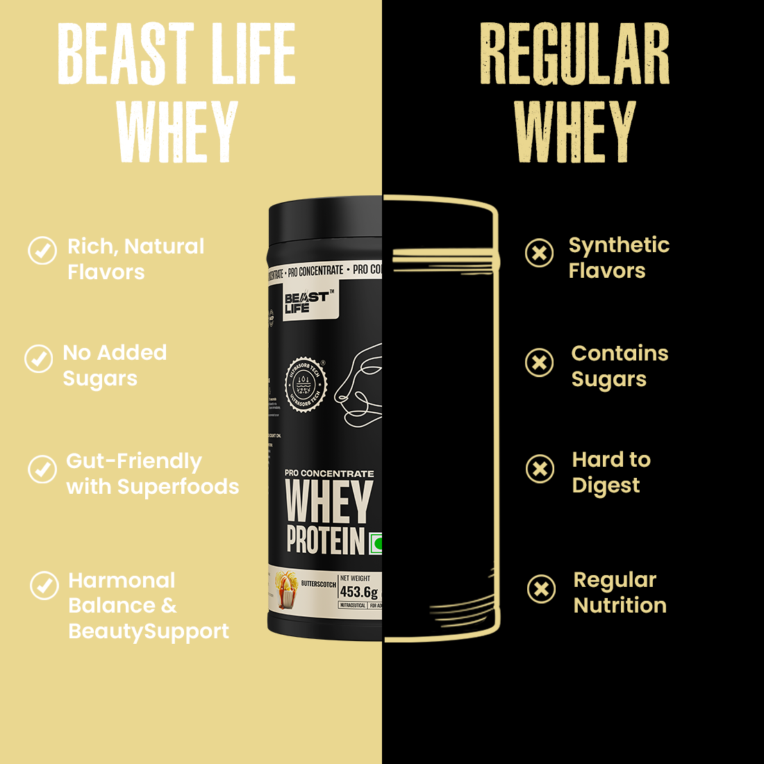 Pro Concentrate Whey Protein Malai Kulfi 1lbs
