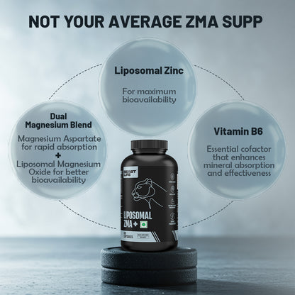 Liposomal ZMA+ | Zinc, Magnesium Complex with Vitamin B6 60N