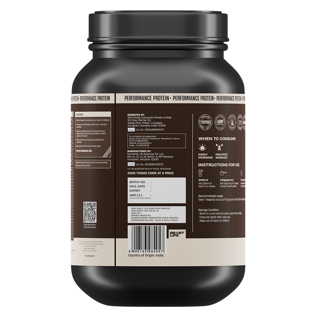 Performance Fermented Yeast Protein with Ultrasorb Tech | Rasmalai | 1 kg