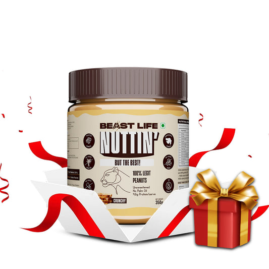 Free Peanut butter (350G) + High Protein Bar (Single)