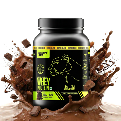 Combo pack | Creatine Nano 400 | Unflavoured | 100 g + Isorich Blend whey protein | Rich Double Chocolate | 924 g