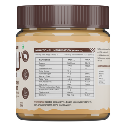 Beastlife Peanut Butter Crunchy Coconut 350g