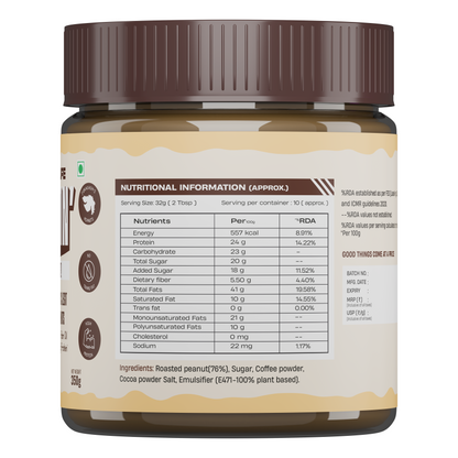 Beastlife Peanut Butter Crunchy Coffee 350g