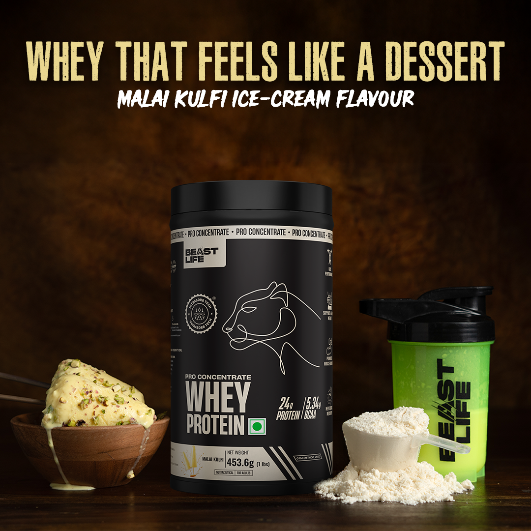 Pro Concentrate Whey Protein Malai Kulfi 1lbs