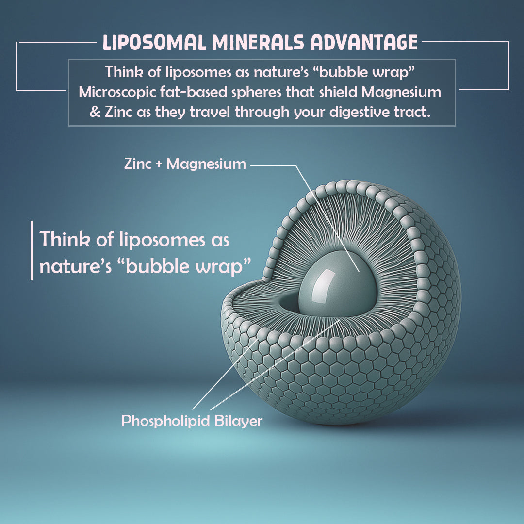 Liposomal ZMA+ | Zinc, Magnesium Complex with Vitamin B6 60N