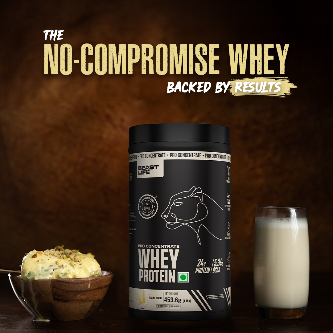 Pro Concentrate Whey Protein Malai Kulfi 1lbs
