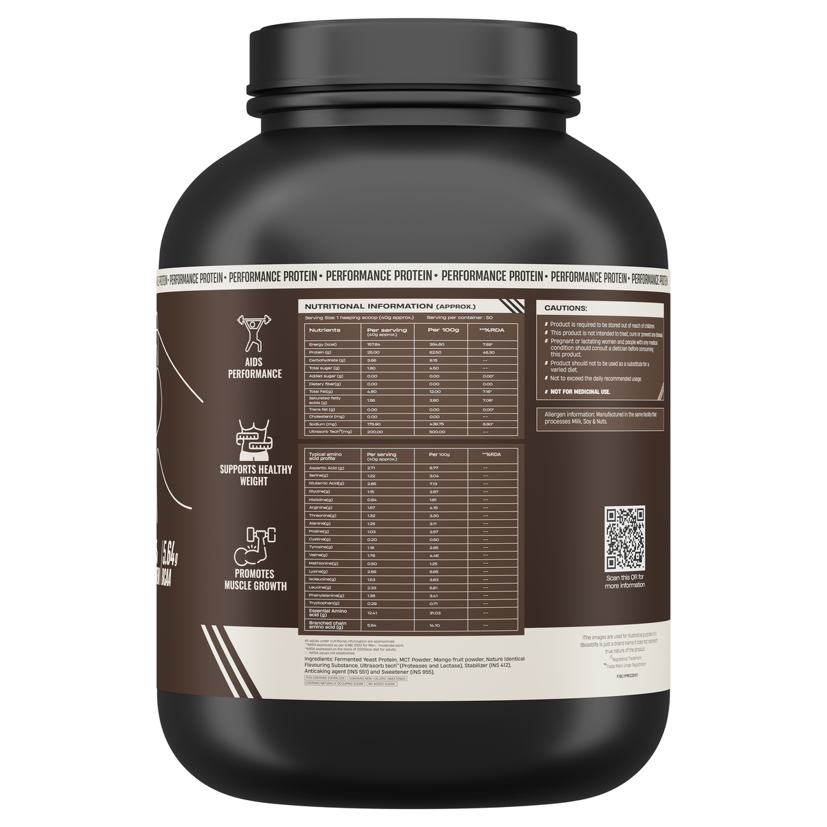Performance Fermented Yeast Protein with Ultrasorb Tech | Mango | 2 kg