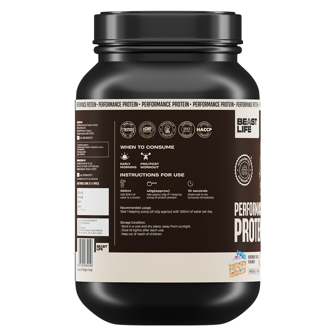 Performance Fermented Yeast Protein with Ultrasorb Tech | Birthday Cake | 1 kg