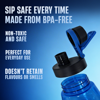 BeastLife Plastic Blue Sipper 1200ml