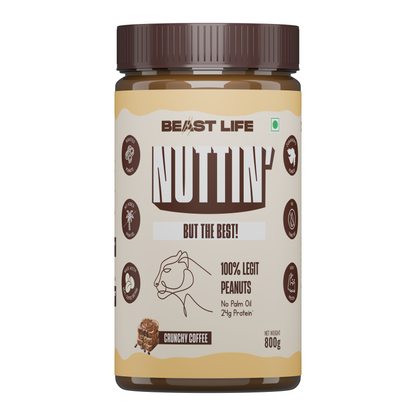 Beastlife Peanut Butter Crunchy Coffee 800g