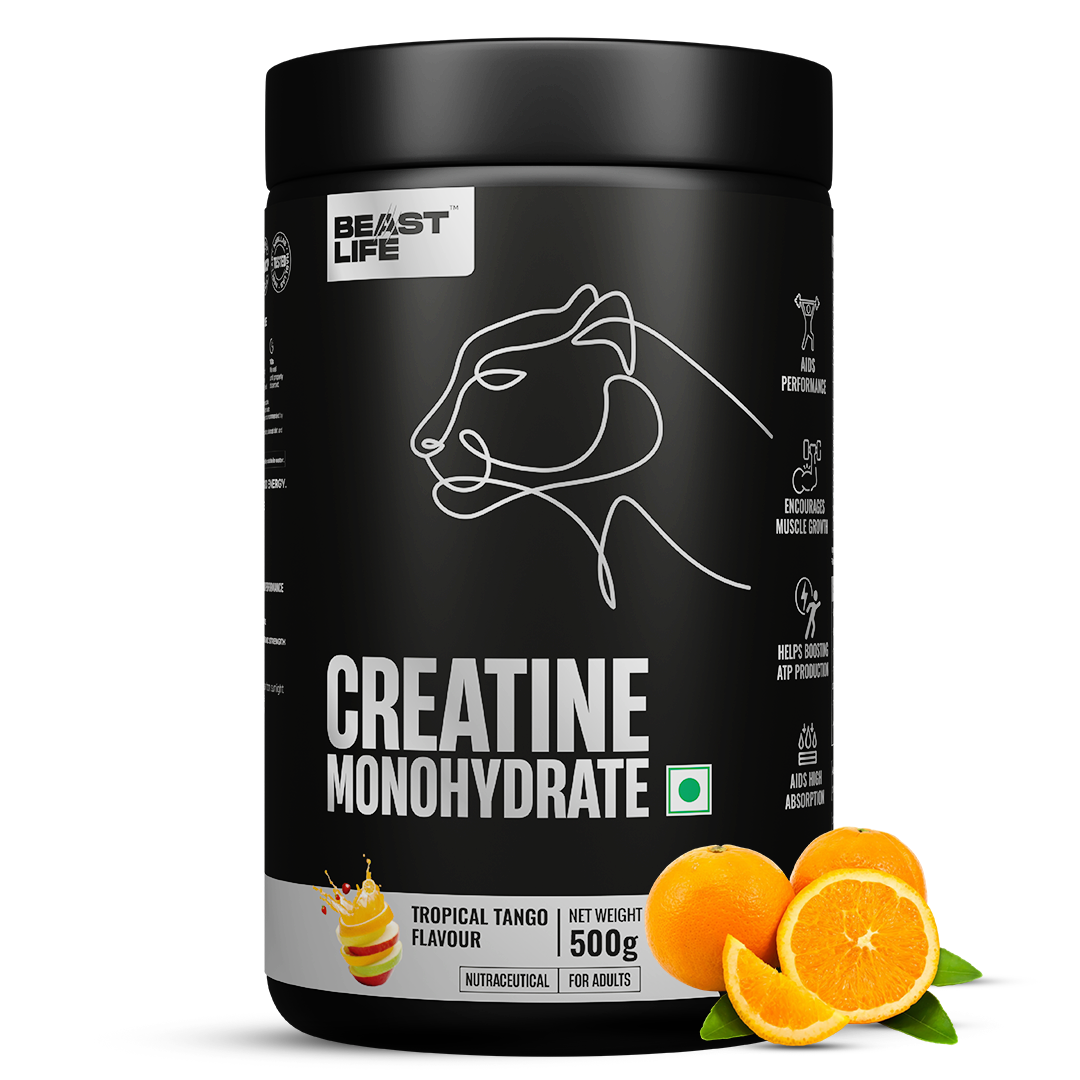 BeastLife Valentine’s Limited Couple Combo | Bold Shaker Red 500ML + Creatine Monohydrate Tropical Tango 500g