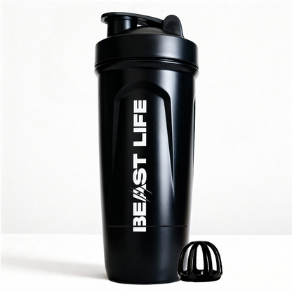 STEEL SHAKER with WHISK BALL 750ML