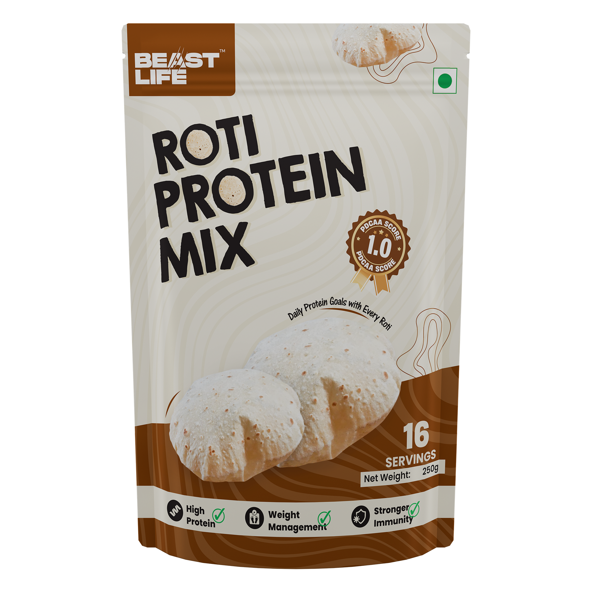 Lab Roti Mix ROTI Protein Mix | 250 g – Beastlife