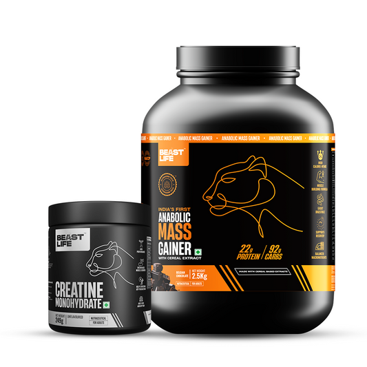 The DOMINANCE DUO | Gainer 2.5kg + Creatine 249 g