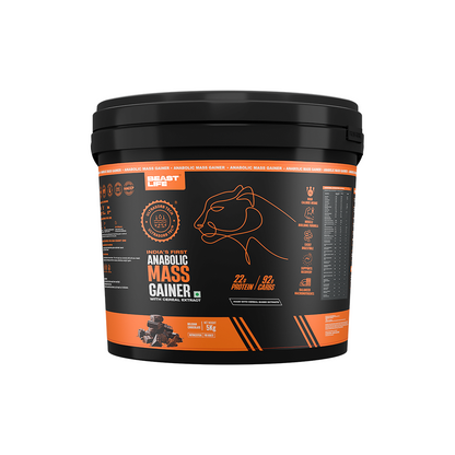 Anabolic Mass Gainer with Ultrasorb Tech | No Maltodextrin | Belgian Chocolate | 5 kg