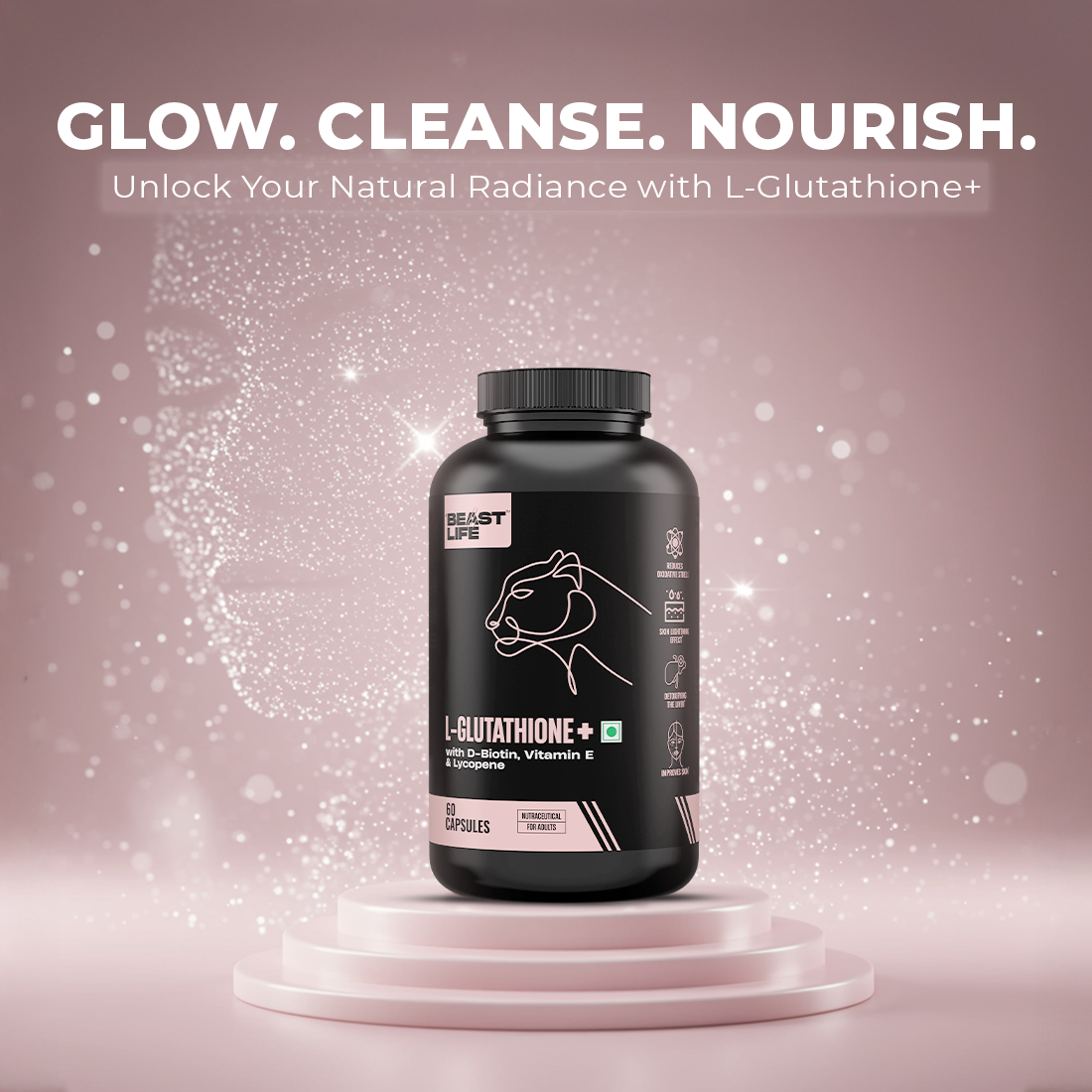 L- GLUTATHIONE+ CAPSULES 60N