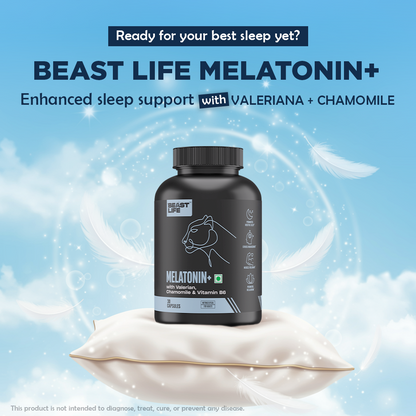 Melatonin+  5 mg with Valeriana & Chamomile 30N