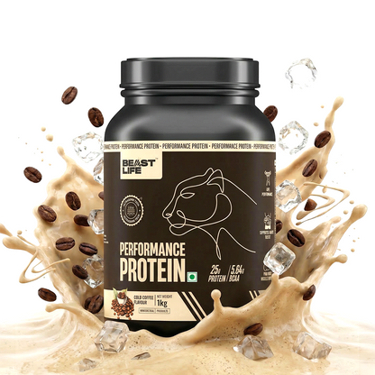 Combo pack | Creatine Nano 400 | Unflavoured | 100 g + Performance Protein | Cold Coffee | 1 kg