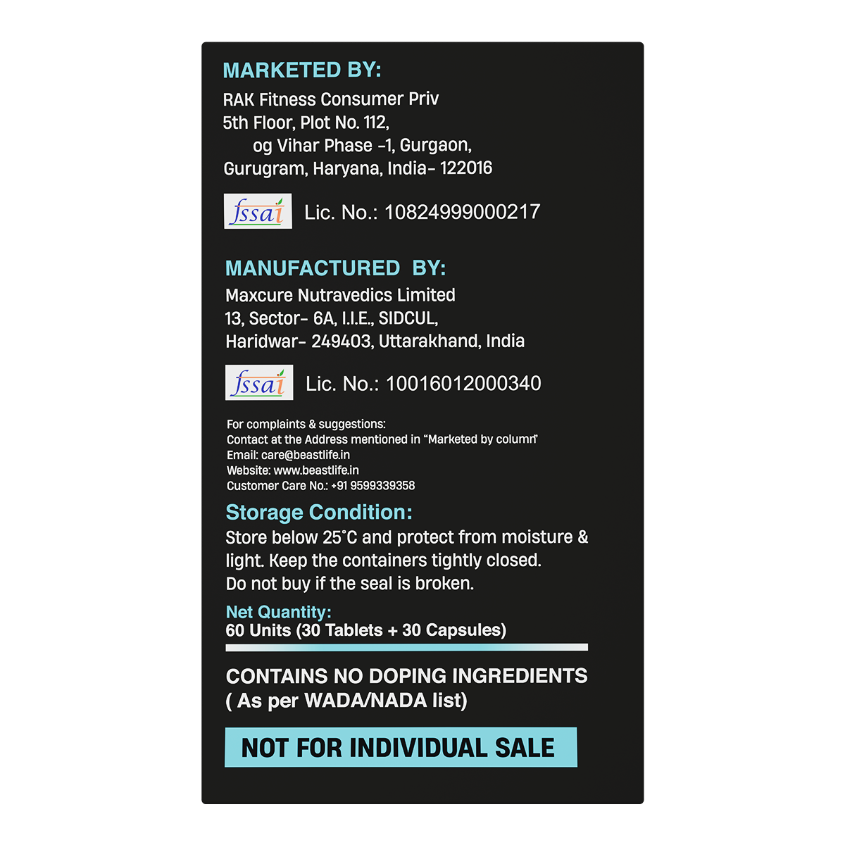 BeastLife Daily Essentials Pack | Multivitamin 30N + Veg omega 30N | 360° Nutrition Support Combo