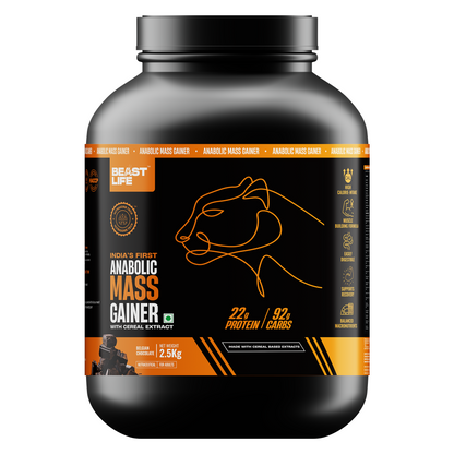 Anabolic Mass Gainer with Ultrasorb Tech (No Maltodextrin) | 2.5kg