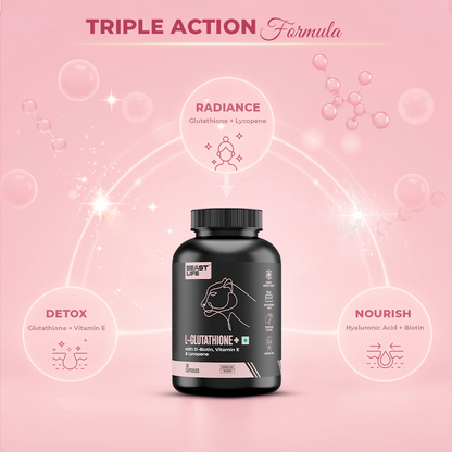 L- GLUTATHIONE+ CAPSULES 90 Days