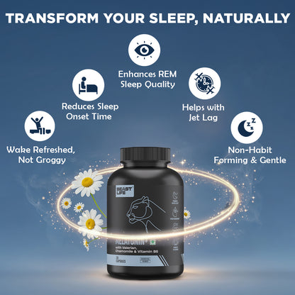 Melatonin+  5 mg with Valeriana & Chamomile 30N