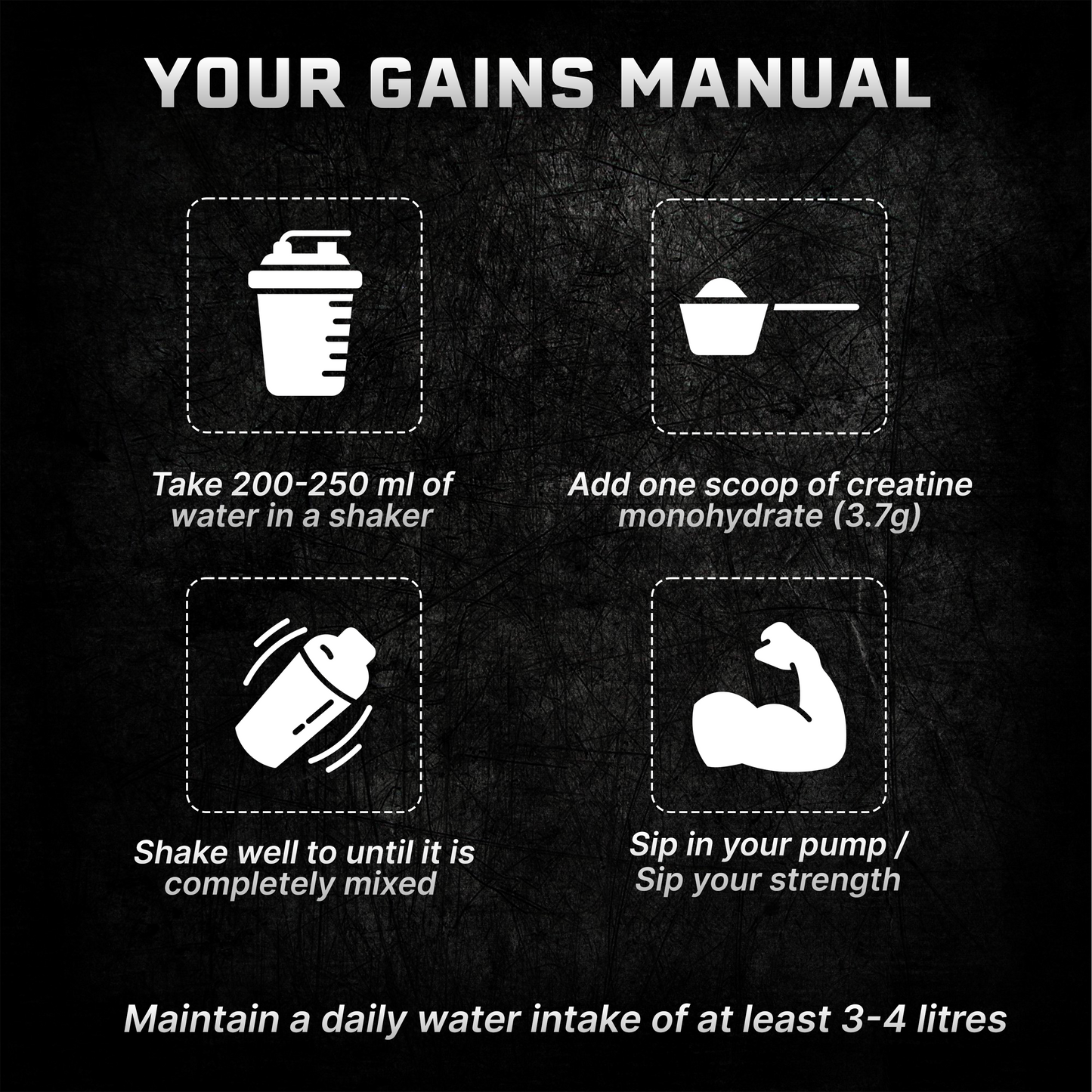 BeastLife 3X Power Blend | Triple Creatine Monohydrate Flavour Pack – Shikanji, Tropical Tango & Watermelon (125g Each)