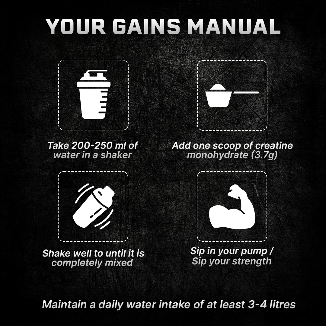 BeastLife Refresh & Rage Duo | Double Creatine Monohydrate Flavour Pack Shikanji + Tango(125g Each)