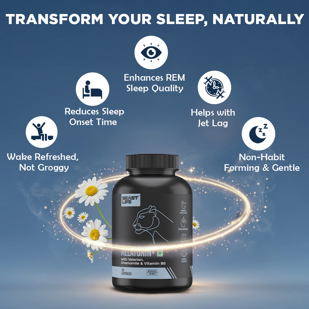 Melatonin+  5 mg with Valeriana & Chamomile | 90N