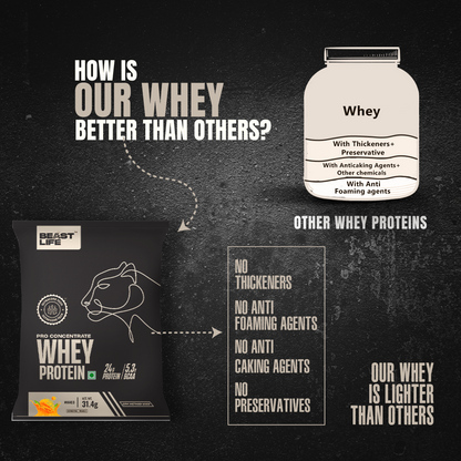 Pro Whey Protein Mango Travel Pack  sachet 31.4g