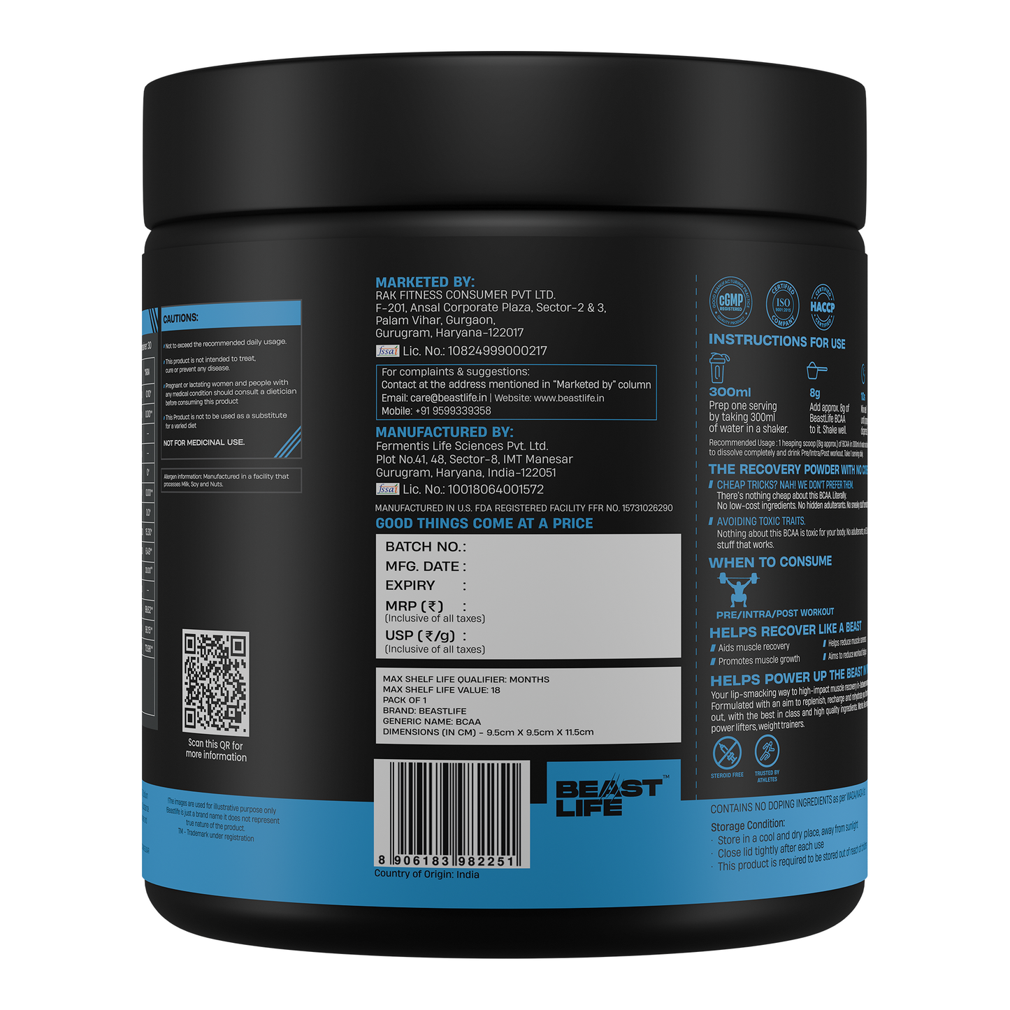 Shikanji BCAA with Electrolytes | 240g