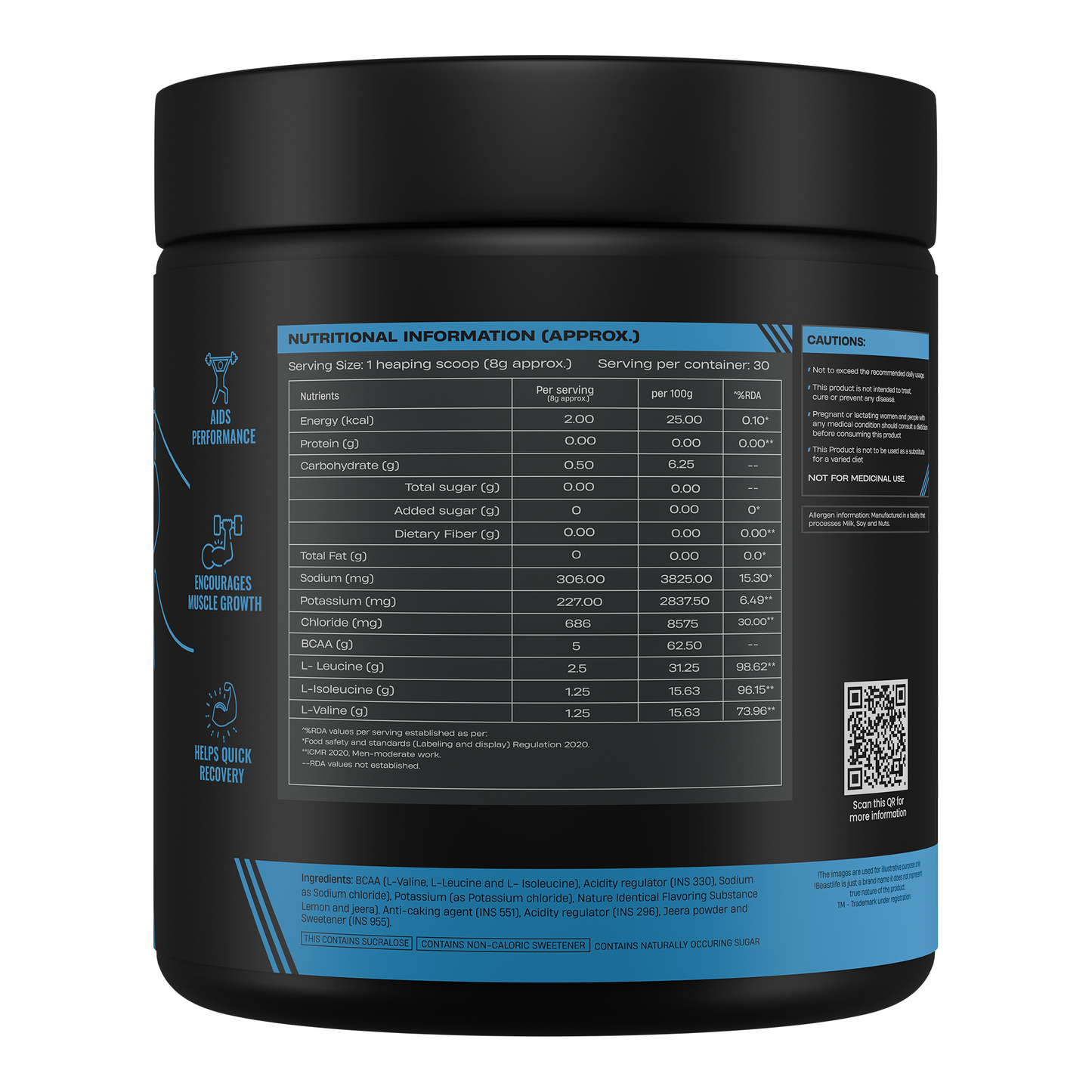 Shikanji BCAA with Electrolytes | 240g
