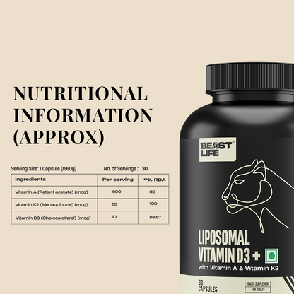 LIPOSOMAL VITAMIN D3 CAPSULES 90 Days