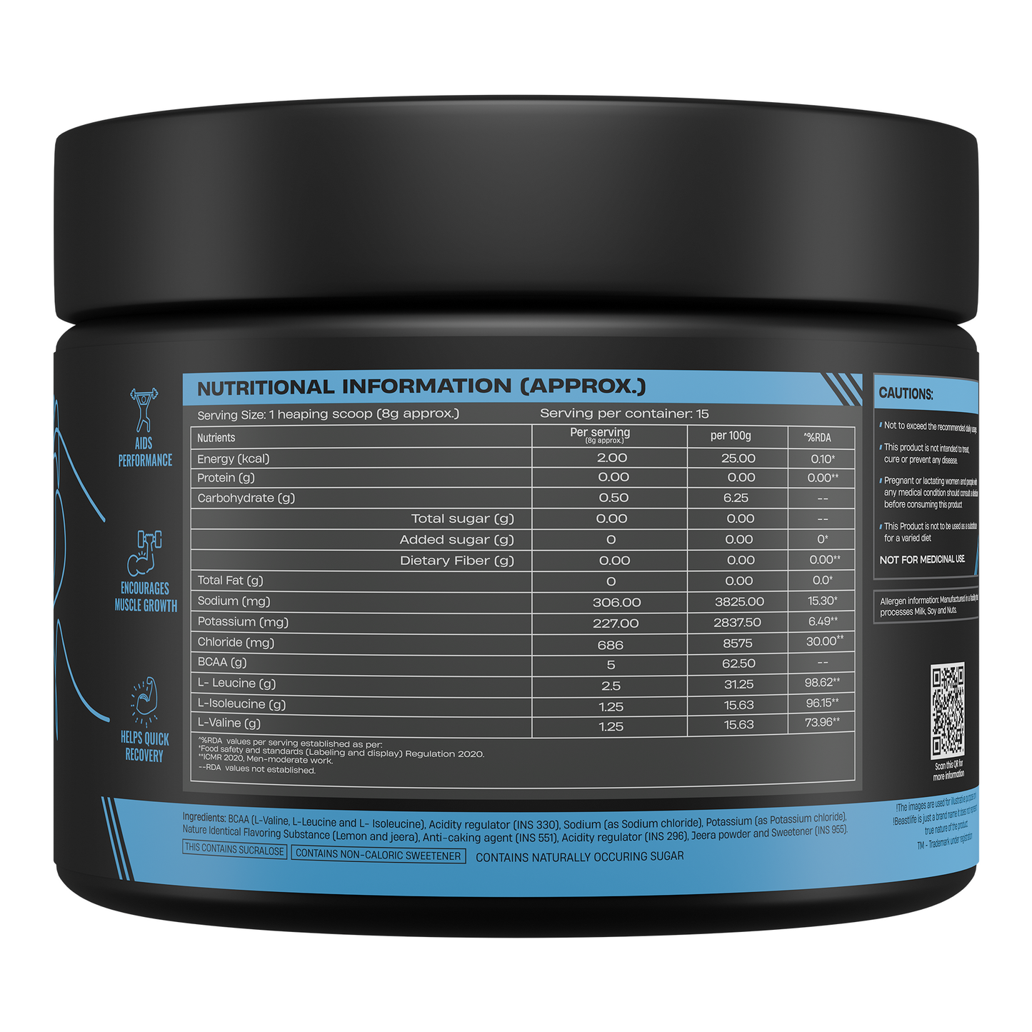 Shikanji BCAA with Electrolytes | 120g