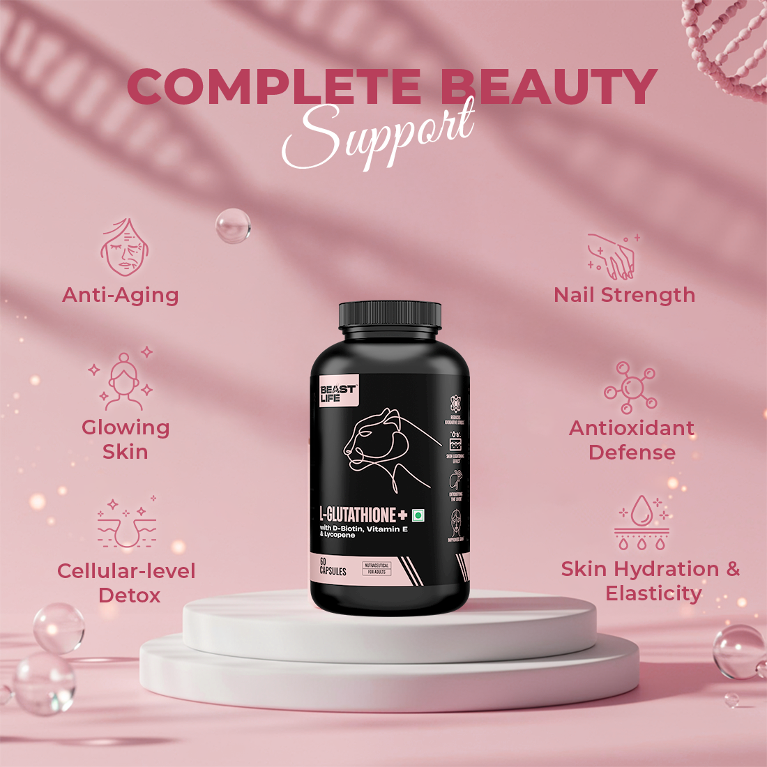 L- GLUTATHIONE+ CAPSULES 60N