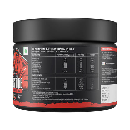 Beastmode Preworkout - Fruit Punch (New Formulation)