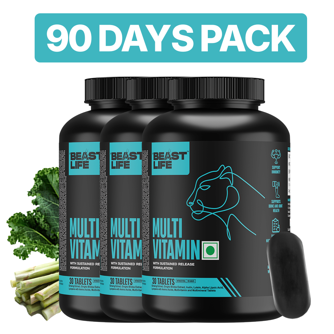 Beastlife Multivitamins with Sustained Release Technology | 90Days