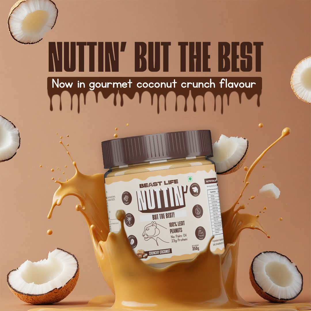 Beastlife Peanut Butter Crunchy Coconut 350g